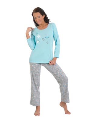 Ladies' pyjamas long sleeve
