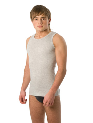 Teen-age vest (undershirt) wide stripe