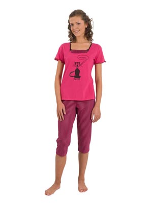 Pyjama for young girl, sh.s.pants 3/4